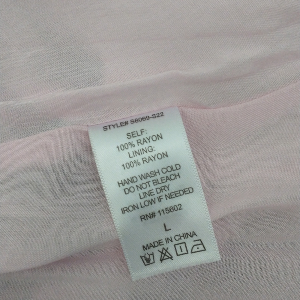 New Lush tropical high low wrap skirt L - Picture 7 of 7